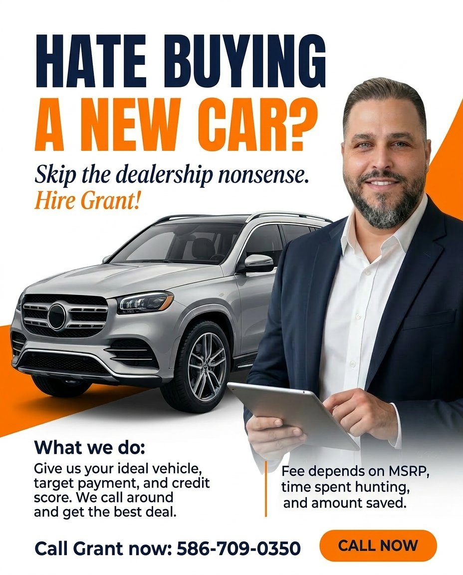 Grant — The Auto Broker | Skip the dealership nonsense, Hire Grant!